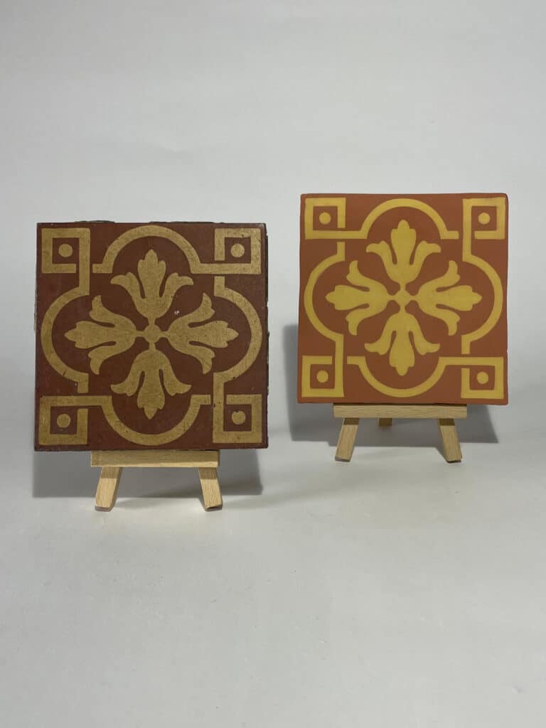 Minton Hollins replica Encaustic tile